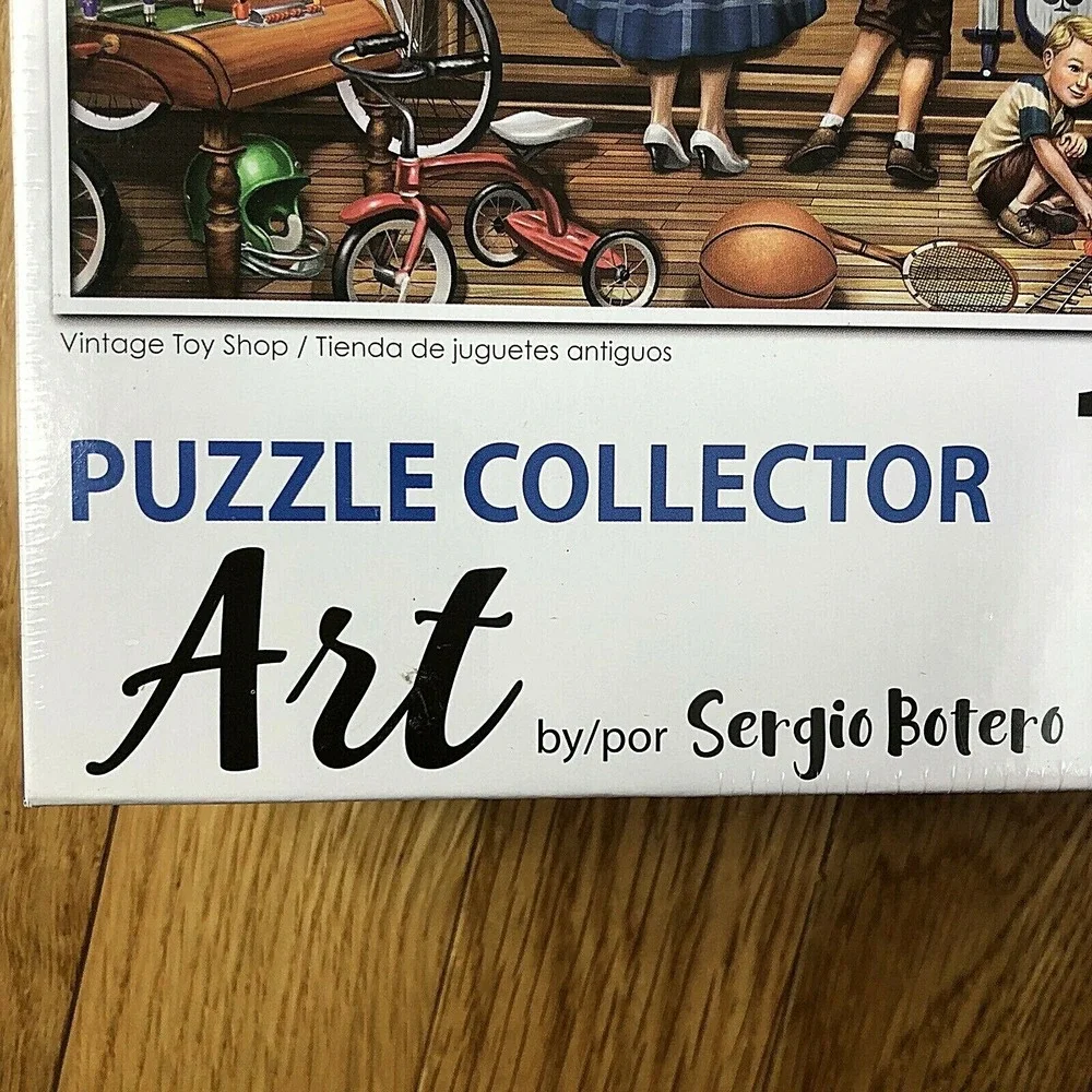 Vintage‎ Toy Shop 1000 Piece Puzzle Collector Art By Sergio Botero NEW Sealed